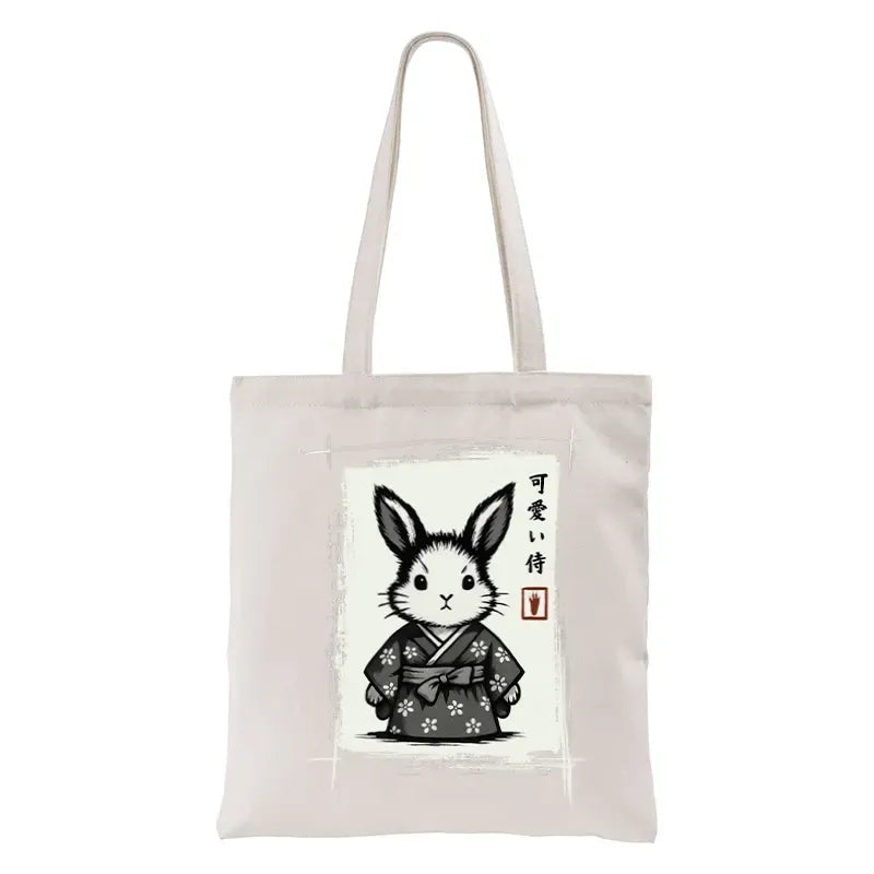 vintage japanese canvas tote bag