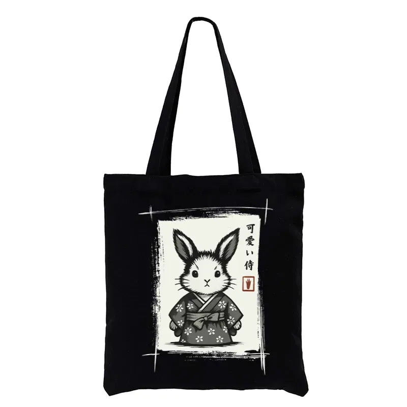 vintage japanese canvas tote bag