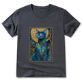 Japanese cat V-Neck T-Shirt for daily wear