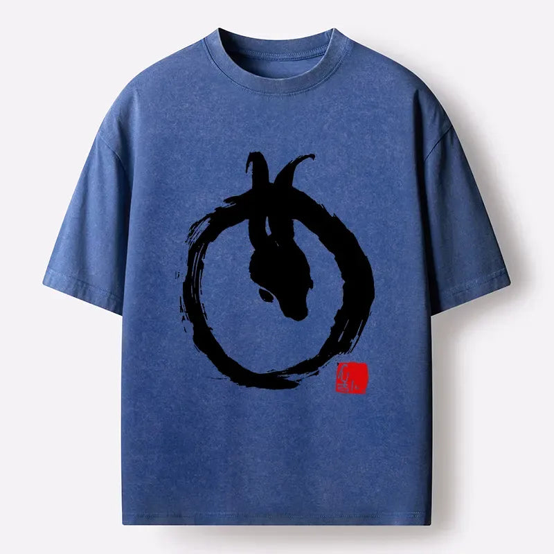 Kyoto Lion Unisex Cotton Tee Streetwear