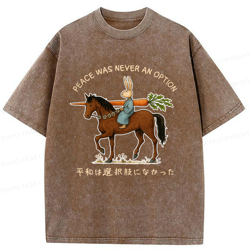 Washed Japanese Samurai T-Shirt Trendy