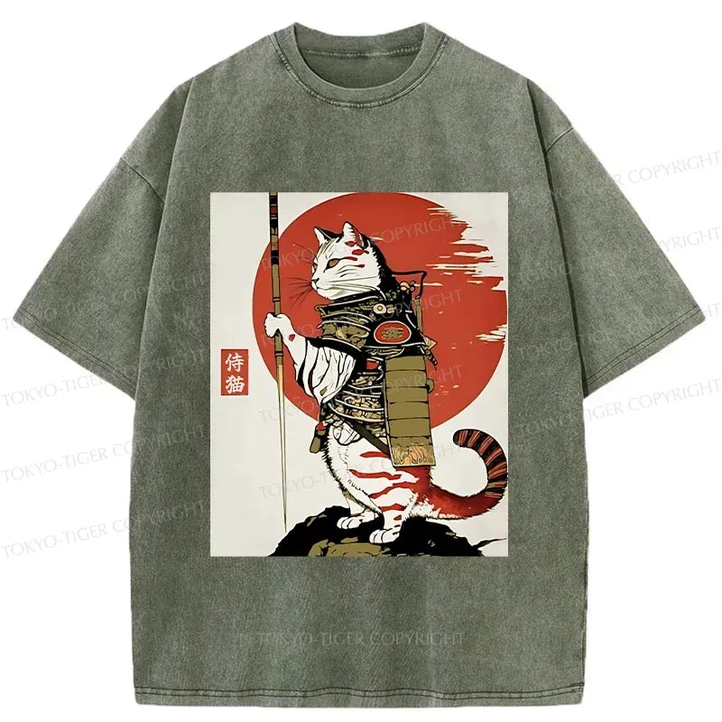 Kyoto Lion Cat Shirt for Summer