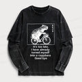Funny Capybara Bicycle T-shirt for Daily Wear