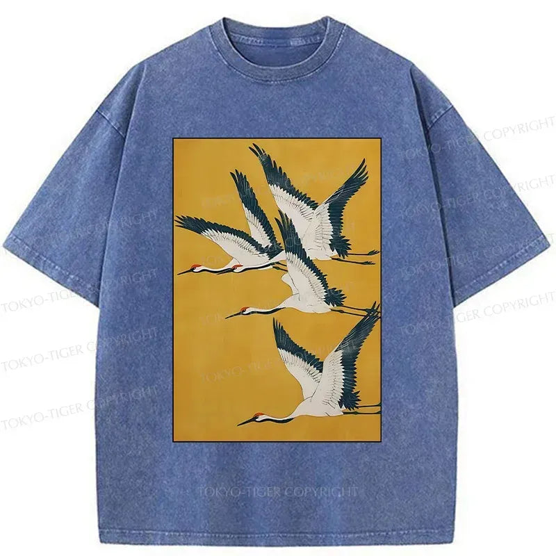 Cranes Painting Tee Best Seller