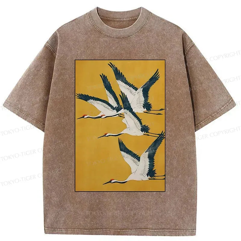 Cranes Painting Tee Best Seller