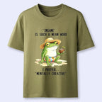Kyoto-Lion Mentally Creative Beach Frog Classic T-Shirt