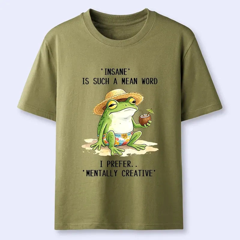 Kyoto-Lion Mentally Creative Beach Frog Classic T-Shirt