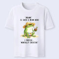 Kyoto-Lion Mentally Creative Beach Frog Classic T-Shirt