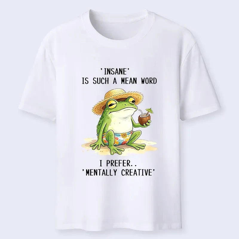 Kyoto-Lion Mentally Creative Beach Frog Classic T-Shirt