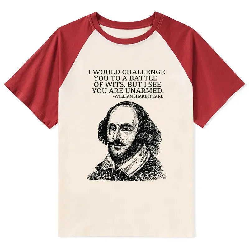 Kyoto-Lion Your Intelligence Is Inferior To Mine Raglan T-shirt