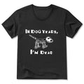 funny meme old dog v-neck t-shirt