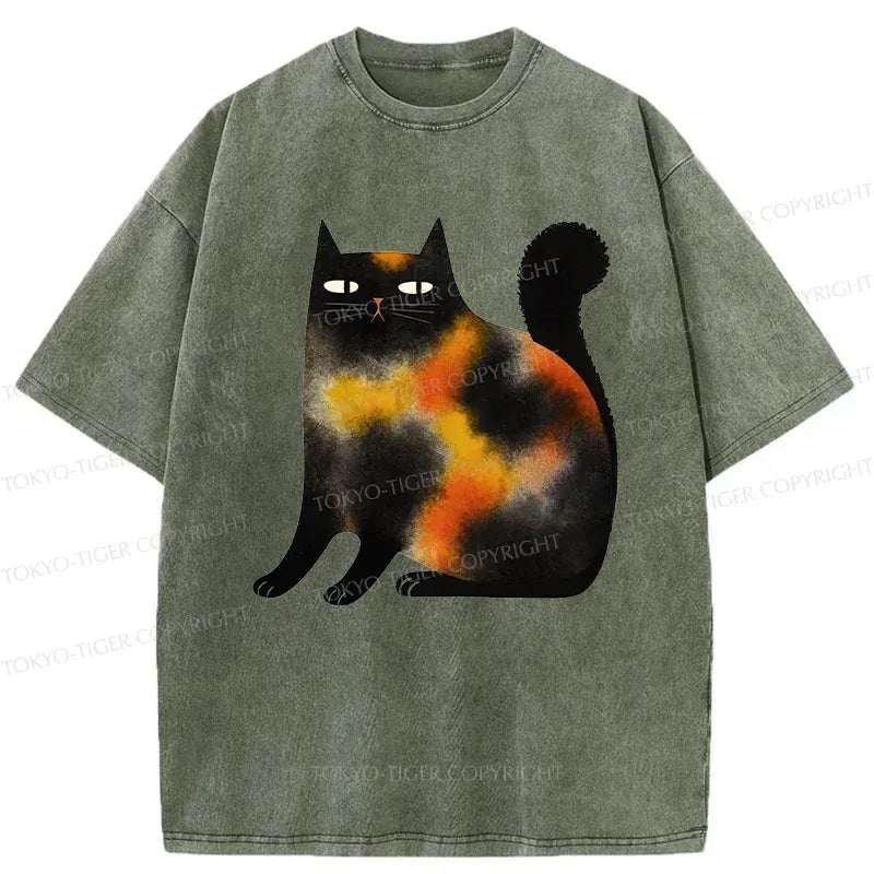 Kyoto Lion Washed T-Shirt for Streetwear