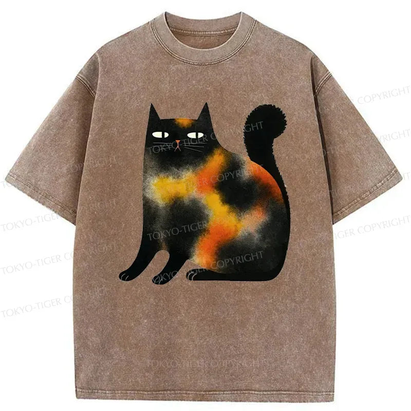 Vintage Washed Cotton T-Shirt with Free Shipping