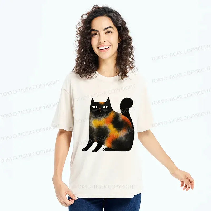Kyoto Lion Washed T-Shirt for Streetwear