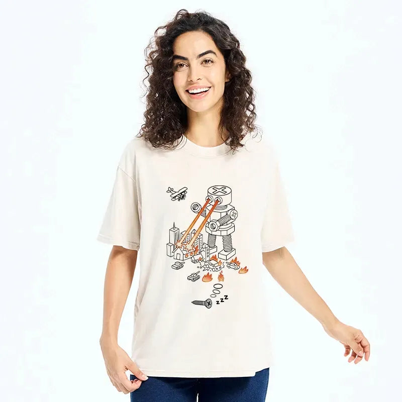 Best Seller Japanese Robot T-Shirt for Daily Wear