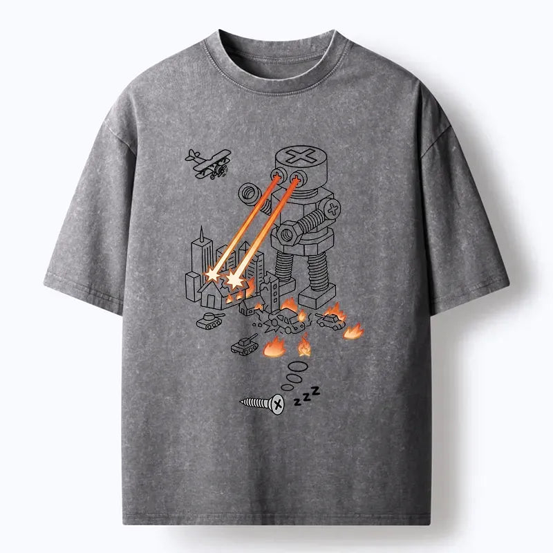 Best Seller Japanese Robot T-Shirt for Daily Wear