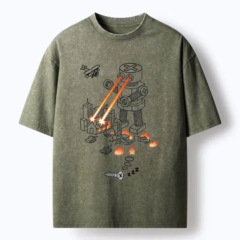 Best Seller Japanese Robot T-Shirt for Daily Wear