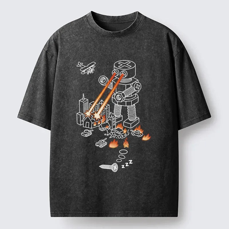 Best Seller Japanese Robot T-Shirt for Daily Wear