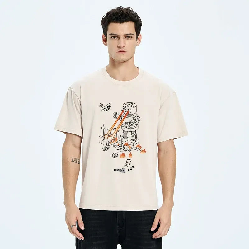 Best Seller Japanese Robot T-Shirt for Daily Wear