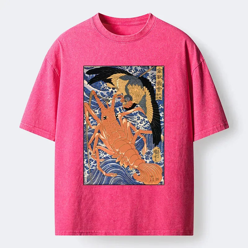 Kyoto-Lion Lobster T-Shirt Trendy Gift Idea