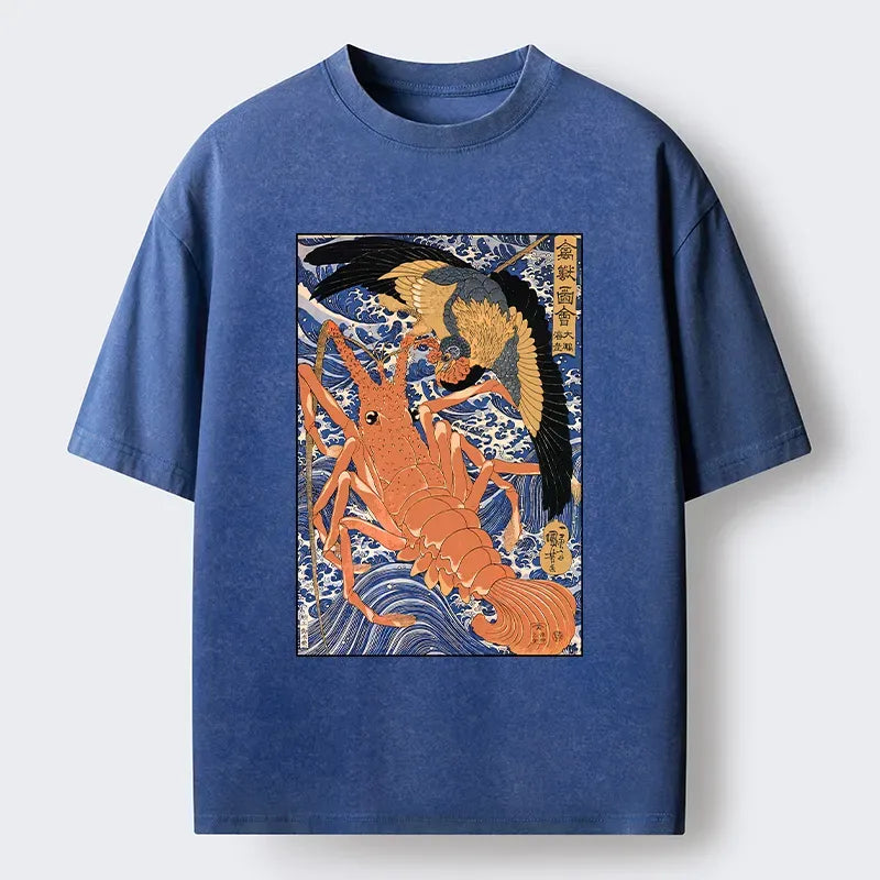 Kyoto-Lion Lobster T-Shirt Trendy Gift Idea