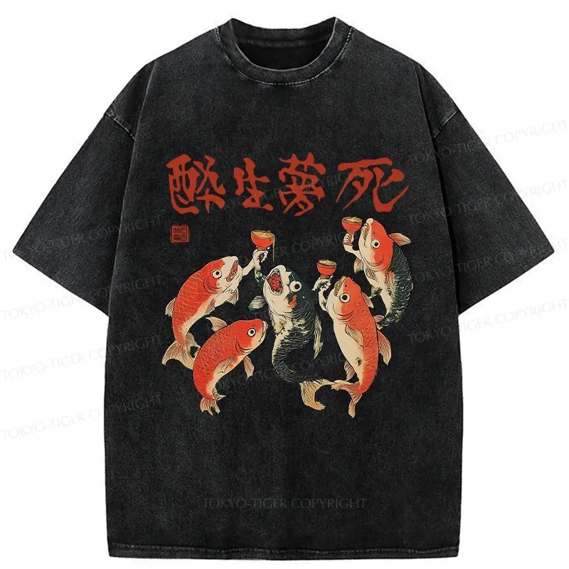 Japanese Kyoto Lion Unisex Cotton T-Shirt