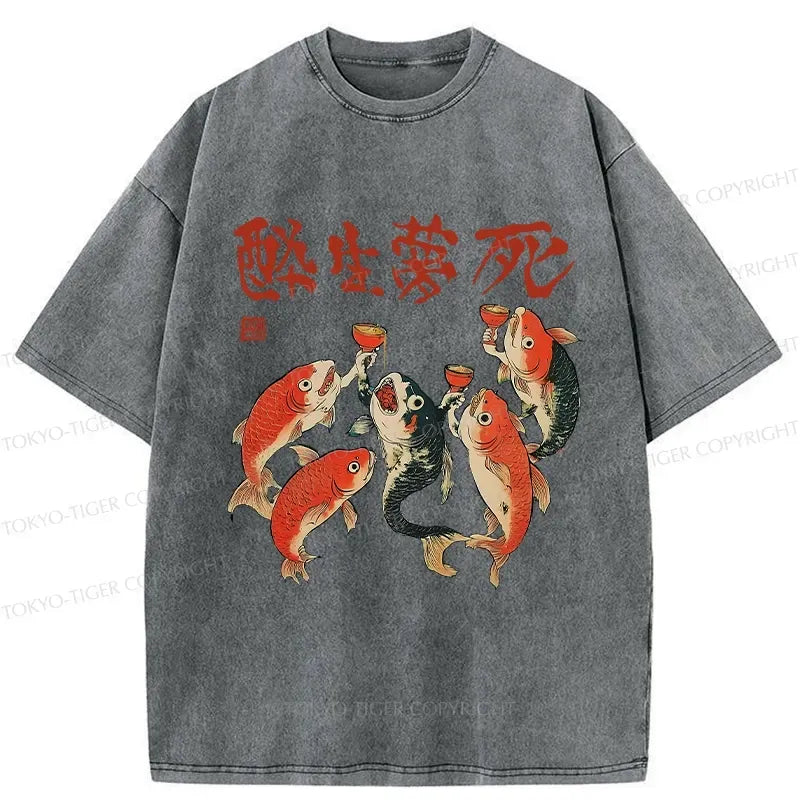 Vintage Retro Fish T-Shirt for Beach Vacation
