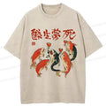 Japanese Kyoto Lion Unisex Cotton T-Shirt
