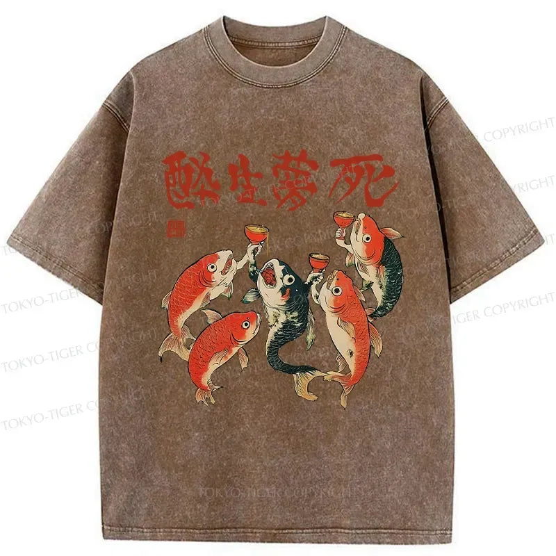 Japanese Kyoto Lion Unisex Cotton T-Shirt