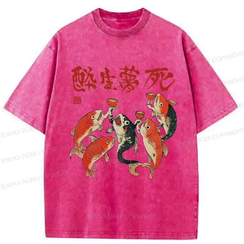 Vintage Retro Fish T-Shirt for Beach Vacation