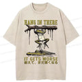 Washed Frog T-Shirt for Daily Wear