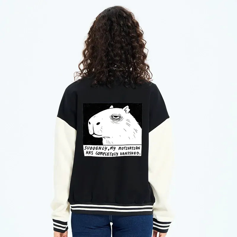 Japanese embroidered varsity jacket for men