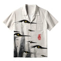 Japanese Elegant Egret Aloha Shirt