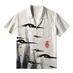 Japanese Elegant Egret Aloha Shirt
