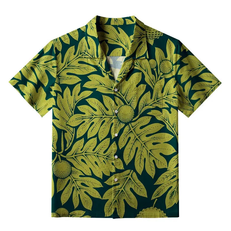 Kyoto Lion Hawaiian Shirt for Vacation