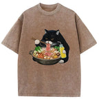 washed cotton t-shirt for daily wear