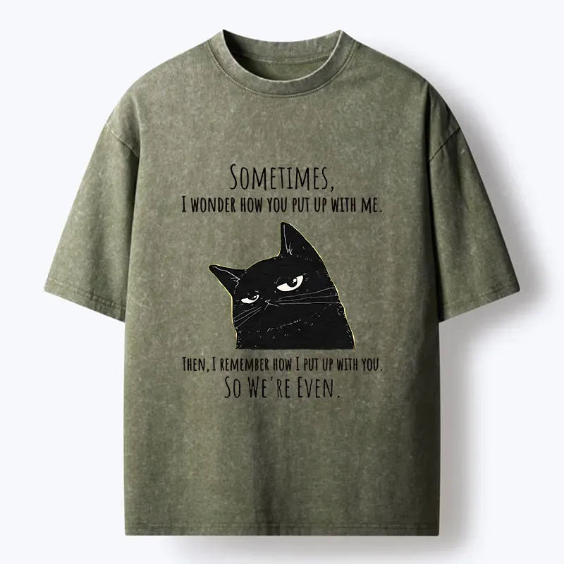 Kyoto-Lion A World Of Mutual Tolerance Washed T-Shirt
