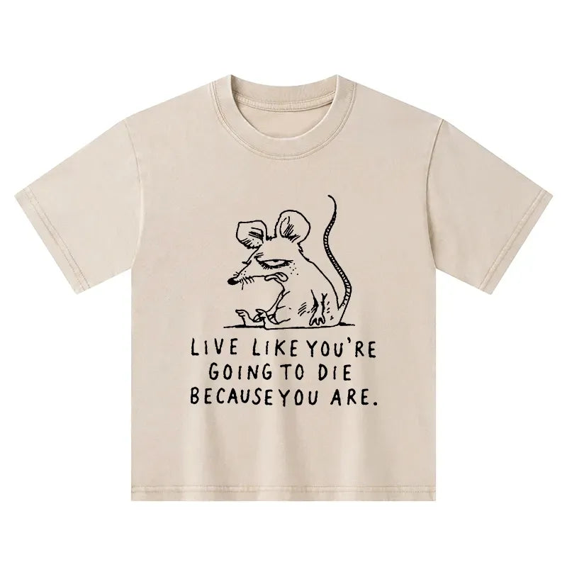 washed kids t-shirt for daily wear