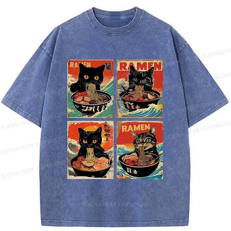 best seller ukiyo-e cat tee