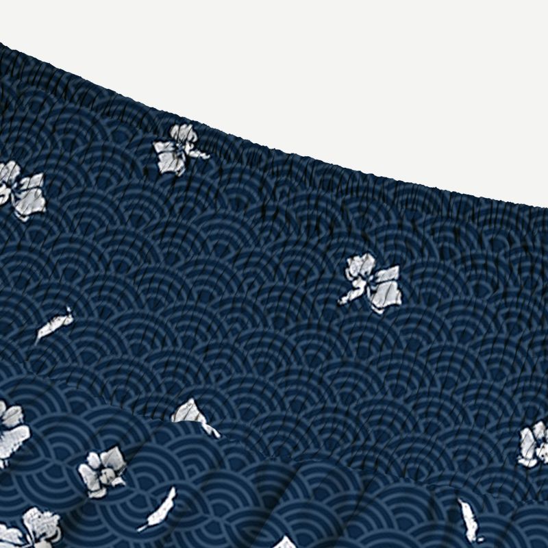 Kyoto-Lion Falling Petals Maxi Skirt