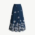 Kyoto Lion Maxi Skirt Daily Wear