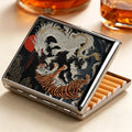 Vintage Kyoto Lion Fight Cigarette Case Gift Idea