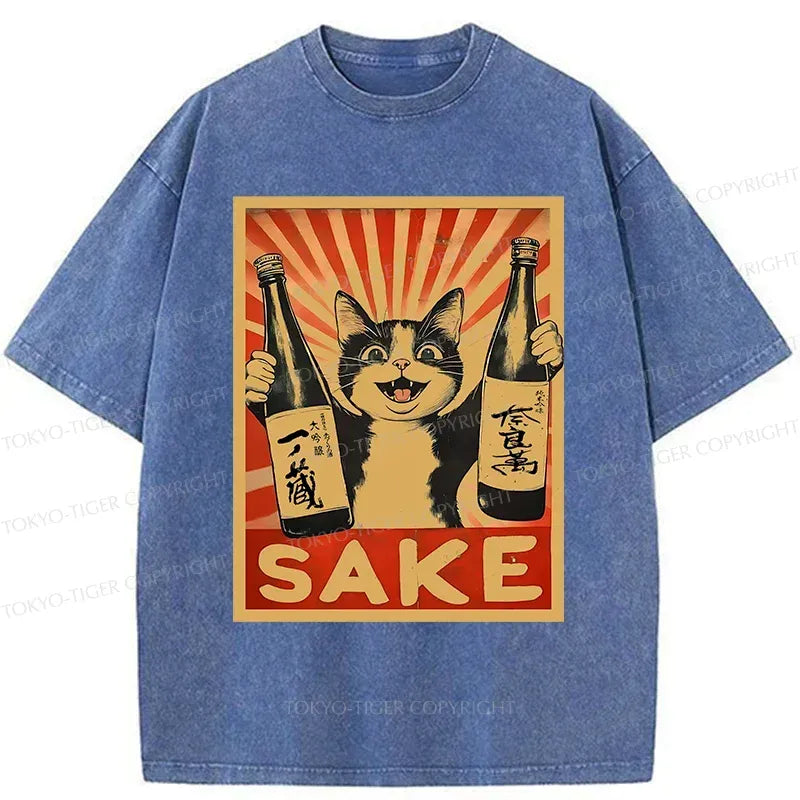 Funny Cat Wine T-Shirt Best Seller