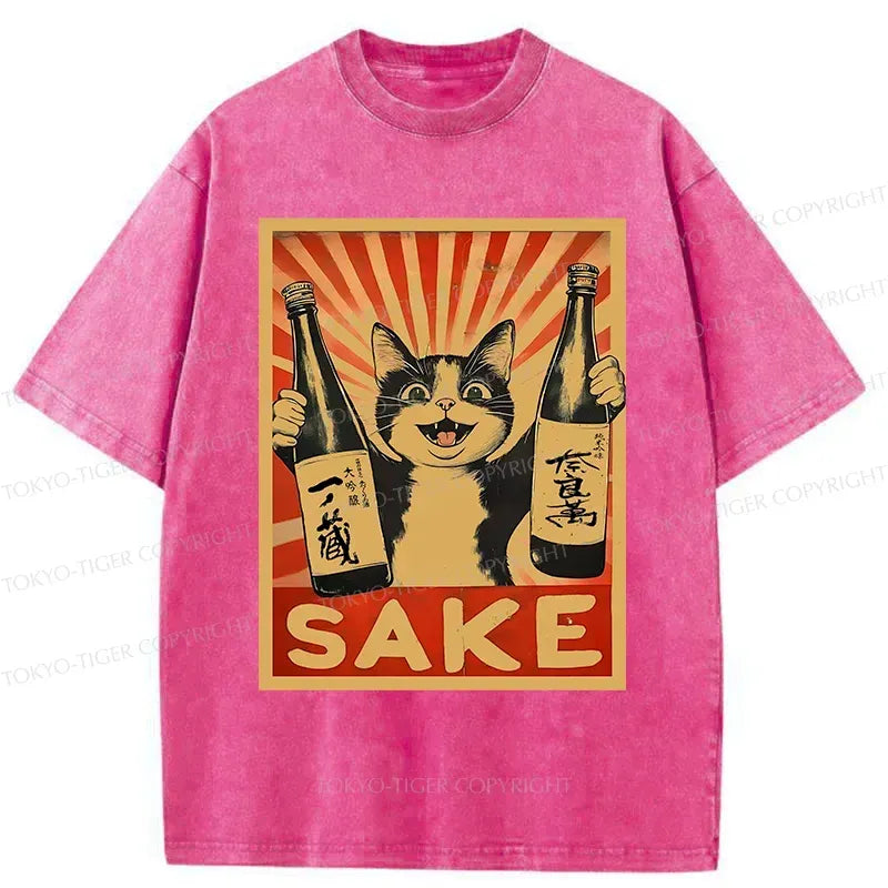 Funny Cat Wine T-Shirt Best Seller