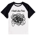 Kyoto-Lion This Is How My Brain Feels Raglan T-shirt