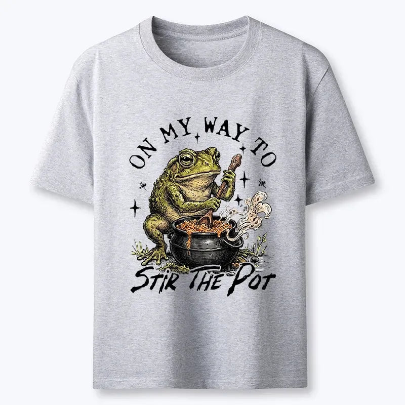 Kyoto-Lion Frog On My Way To Stir The Pot Classic T-Shirt