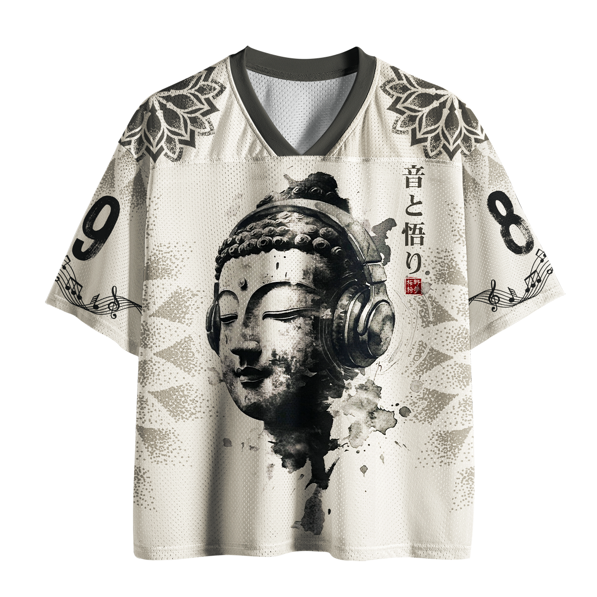 Japanese Zen Music Mesh Jersey