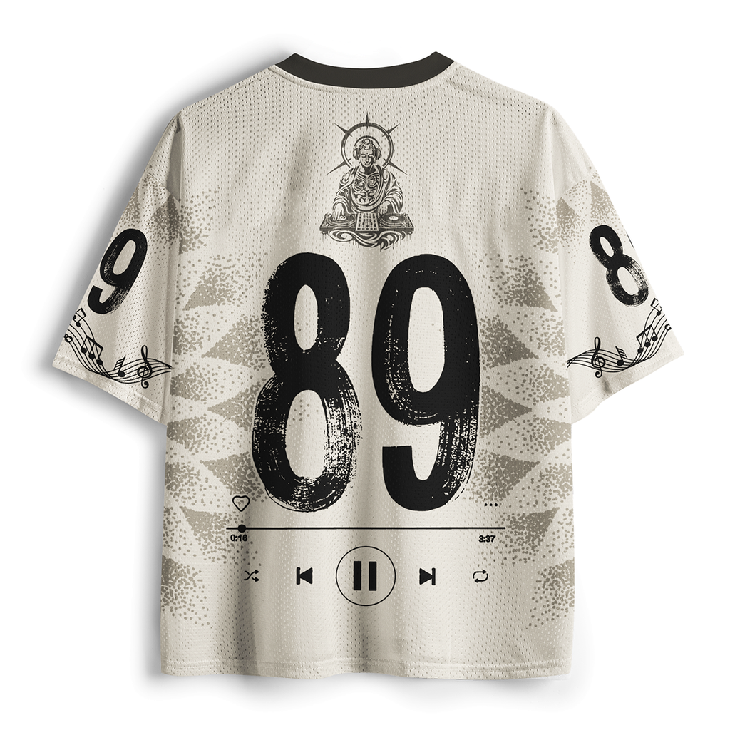 Kyoto-Lion DJ Buddha Zen Music Mesh Jersey