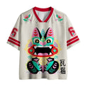 Vintage Japanese Cat Mesh Jersey Gift Idea