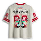 Kyoto-Lion Lucky Tile Cat No.66 Mesh Jersey